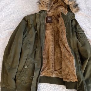 Women's Old Navy army green coat